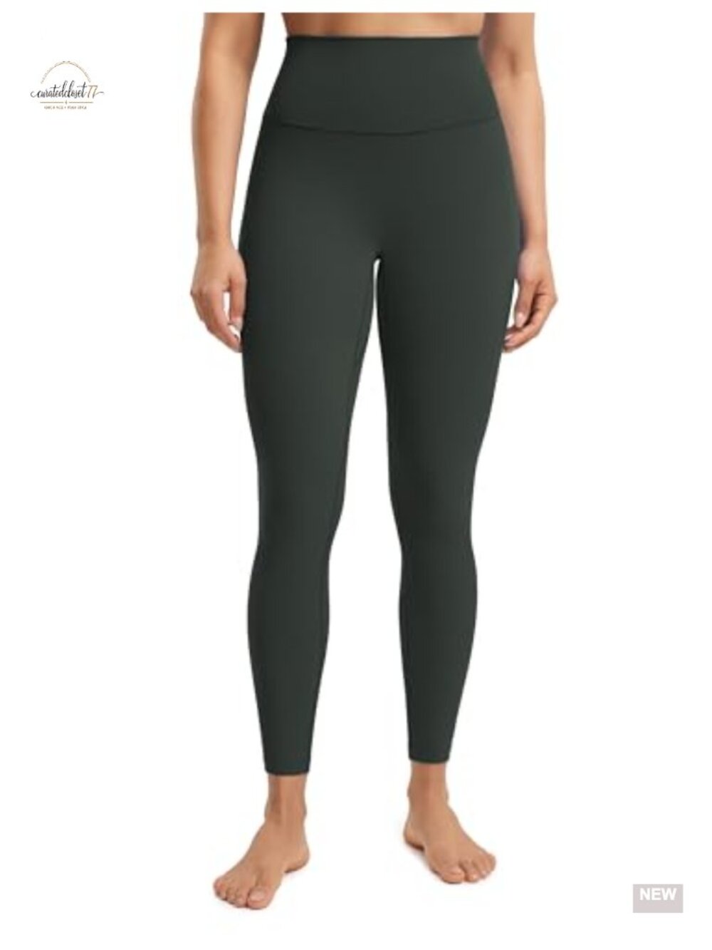 Women's High Rise Seamless Yoga Leggings Buttery Soft Creamluxe 25" Inseam